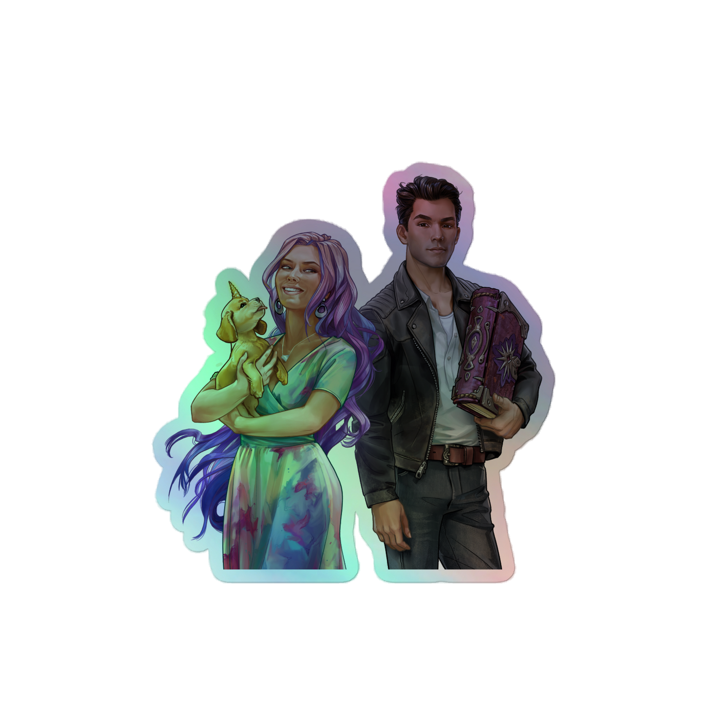 Ves and Jay Holographic Stickers
